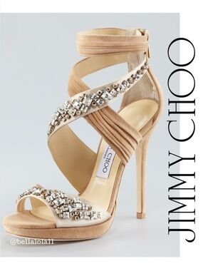 AUTHENTIC JIMMY CHOO SWAROVSKI HEELS
